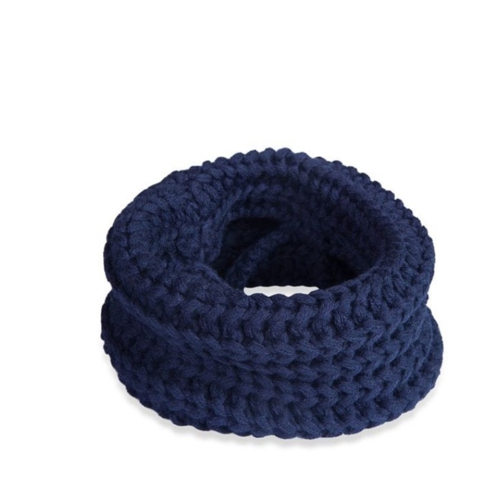 Navy Infinity Scarf - Picture 2 of 8